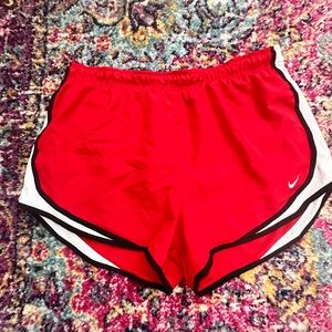 Nike Women’s Tempo Brief-Lined Running Shorts in Training Red, Size: XL